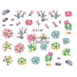 Stickere 3D pentru unghii cod E749 Cactusi